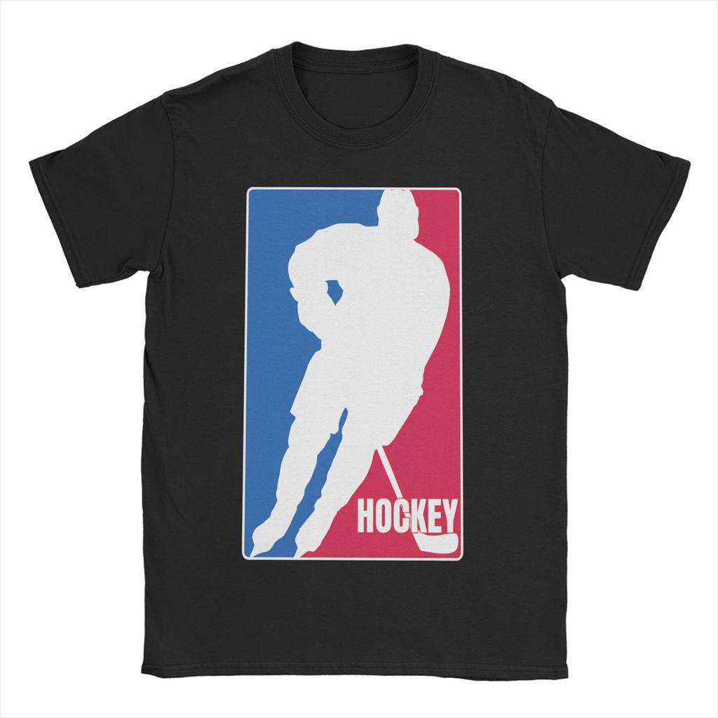 Fashion USA HOCKEY T-Shirt Unisex Women Crew Neck Cotton T Shirts Short Sleeve Tees Gift Idea Tops