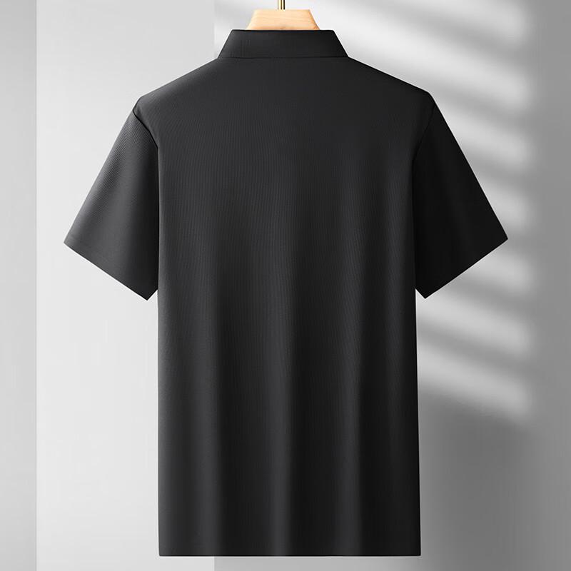 Men's Plus Size Ice Silk Short Sleeve Polo Shirt