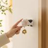 Cute Cat Paw Doorbell Magnetic Resin Cat Paw Decorative Door Chime Wall Mounted Shopkeepers Bell for Home Cafe Restaurant
