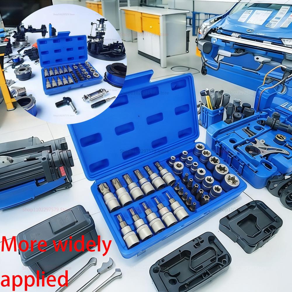 34Pcs Torx Star Sockets & Bit Set with Box Male / Female E-Security Bits Drive Handheld Tool Torque Star Socket Disassembly Tool