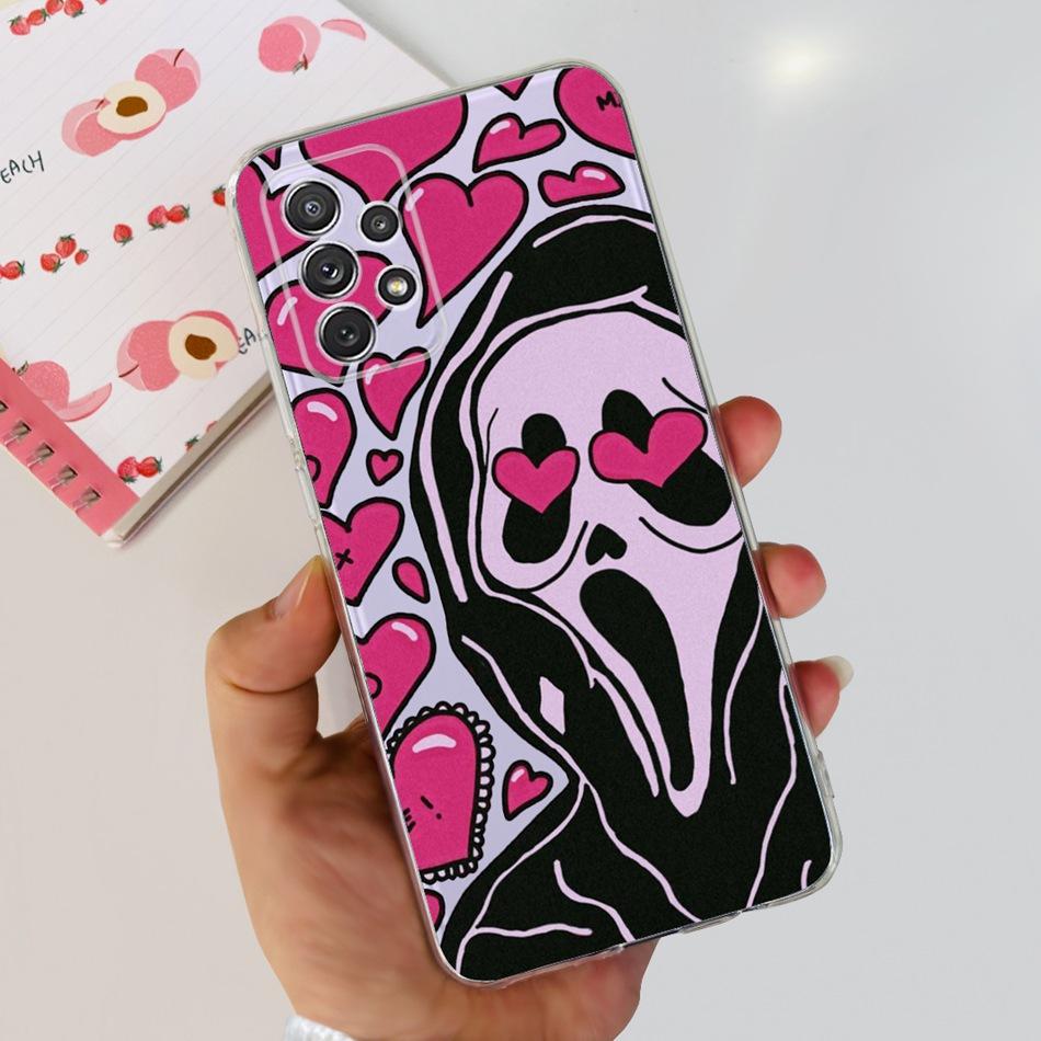 For Samsung Galaxy A32 Case Samsung A32 4G SM-A325F Elegant Printing Soft Silicone TPU Phone Back Cover For Samsung A32 4G