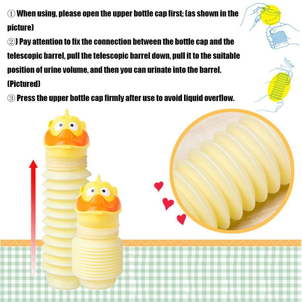 Leak Proof Retractable Urinal Bucket Foldable Training Potty Tool Camp Urination Device  Man/Woman