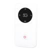 5G WiFi 6 Mobile Hotspot Router Portable WiFi Device Supports 16 Devices with Nano SIM Card Slot 6100mAh Battery White
