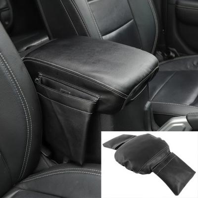 Center Armrest Box Cover Soft Pads with Storage Bag for Jeep Wrangler JL JT 18+