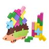 Wooden Hedgehog Stacking & Color Recognition Toy for Kids