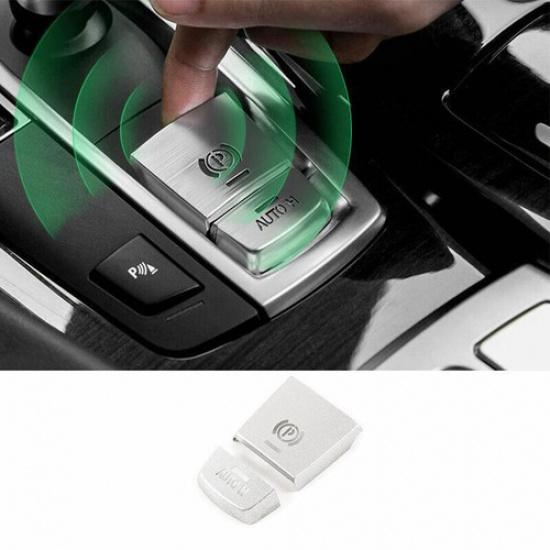 For BMW X3 G01 X4 2018- Silver Aluminum Console Electronic Handbrake Trim