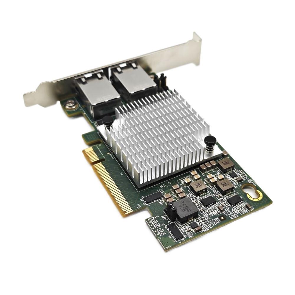10G Dual-port Server Ethernet Card X540-T2 PCIE-X8 Network Extend Adapter 2Port 10 Gigabit RJ45 Wire PC LAN Controller PCIEX16