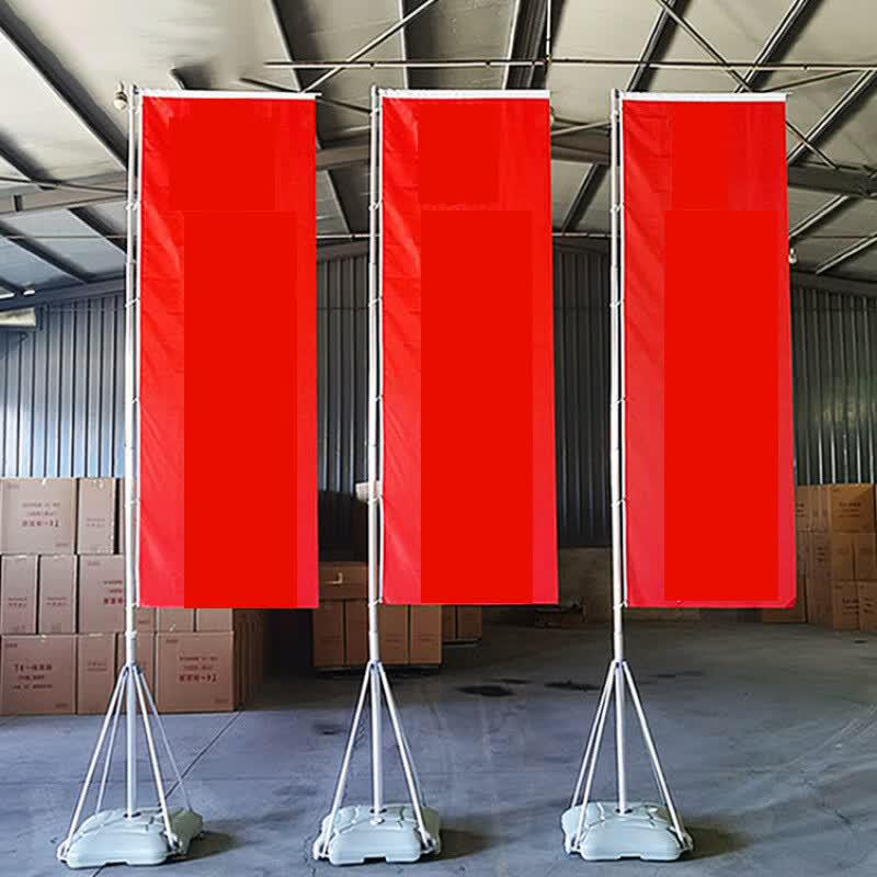 Outdoor Telescopic Advertising Flagpole Kit