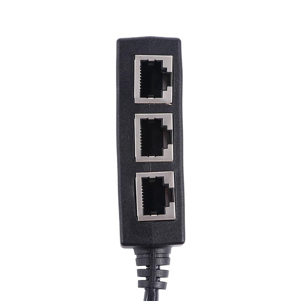Digital Cables LAN Ethernet Extender Adapter Cable RJ45 Connector Network Connector RJ45 Splitter
