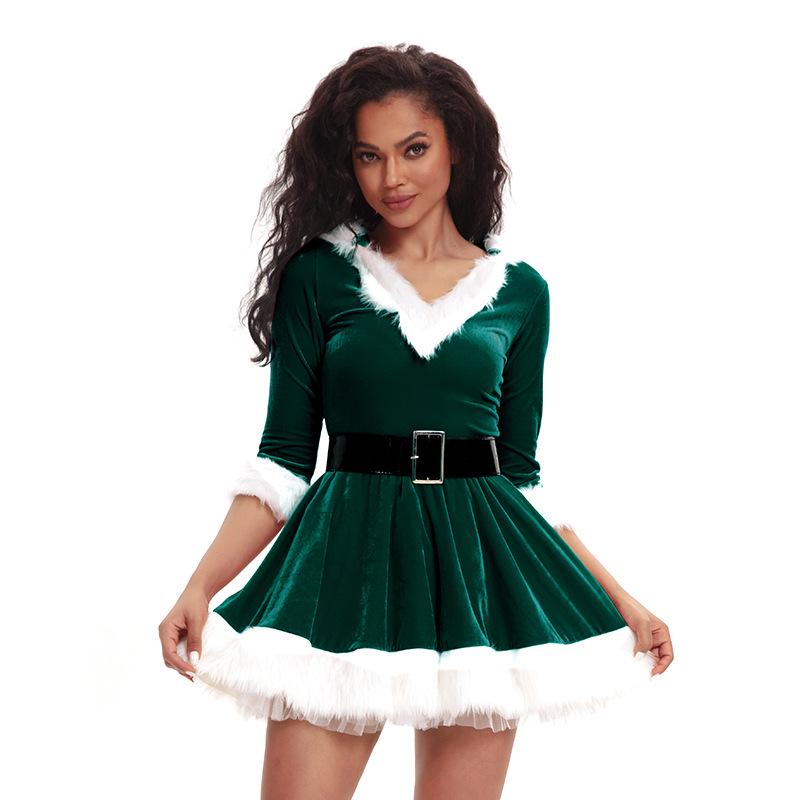 Women's European & American Christmas Performance Dress - Adult Christmas Costume