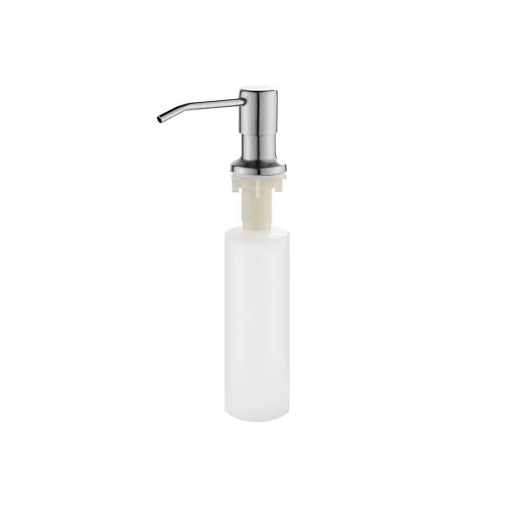 Stainless Steel Soap Dispenser Liquid Soap Dispenser Pump with 350ml Bottle Suitable for Home Restaurant