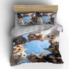 Curious Cats Gazing Downward Ensemble Printed Duvet Cover Set1 Duvet Cover+2 Pillowcasemulti Size Bedroom Bedding Decor