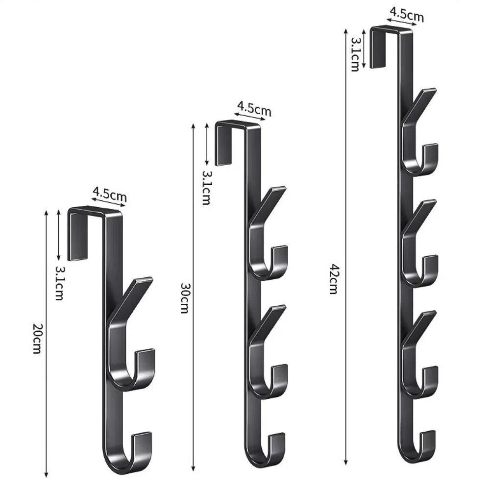 Door Back Type Door Hanging Hook Over The Door Handbag Storage Rack Quality Hat Coat Hanger  Home