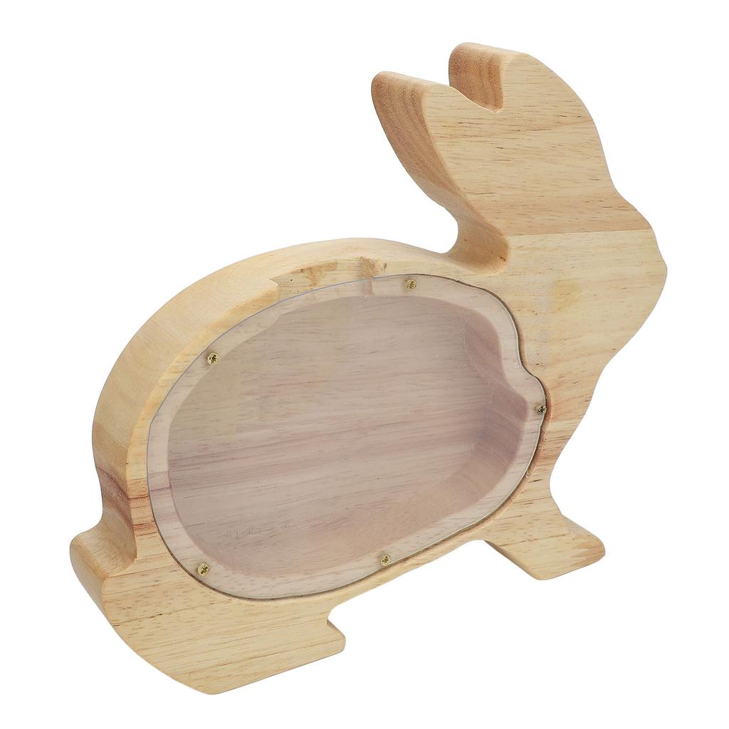 Animal   Bank Cute Cartoon Money Bank Wooden Animal Saving Box For Boys Girls and Adults