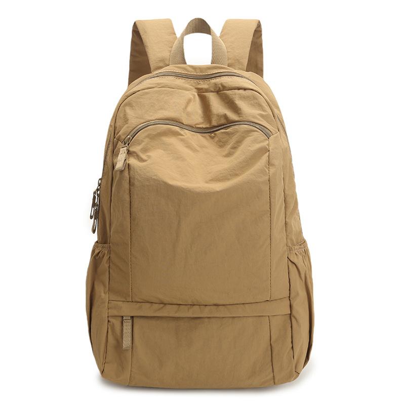 Schoolbag Fashion Trend Foldable Large Capacity Backpack Casual Simple Short Trip Storage Bag Daily Commuter Backpack