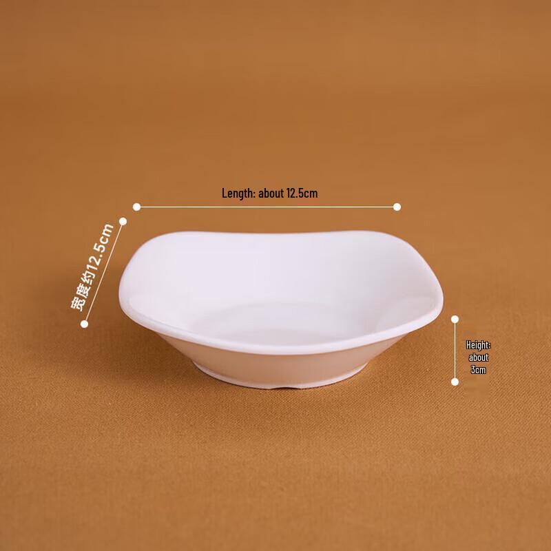 Piatto Rotondo per Snack e Salse in Melamina A8