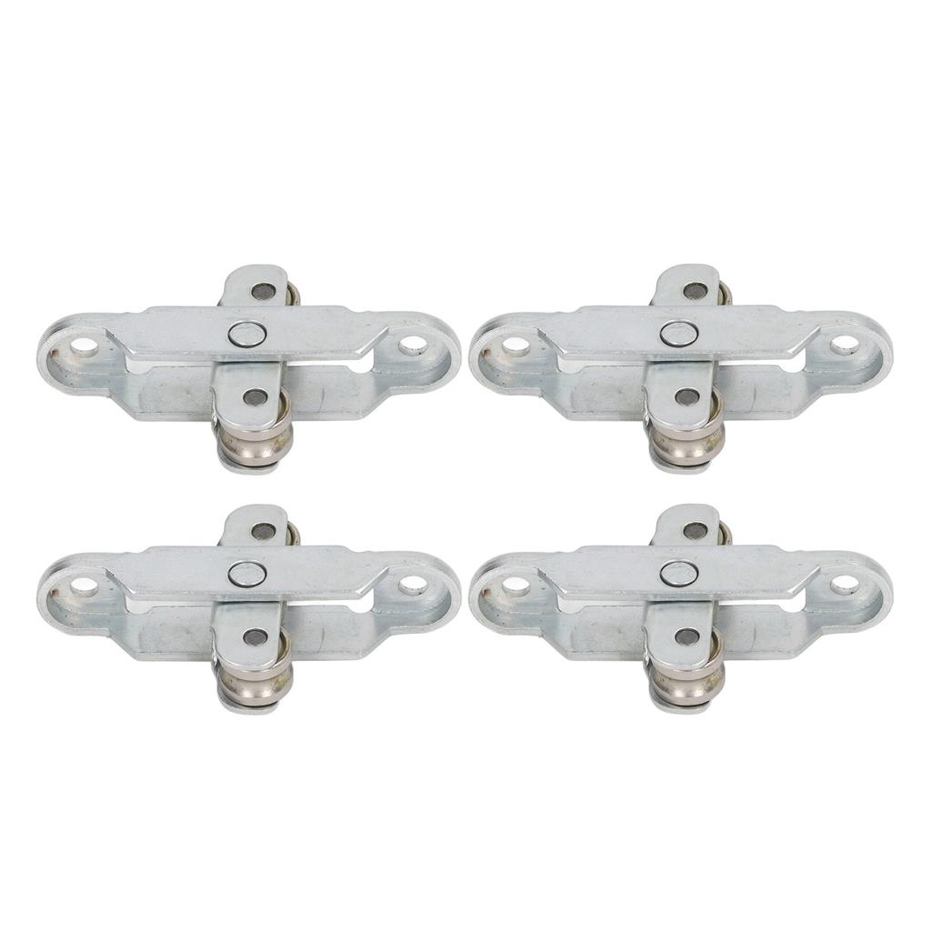 4Pcs Wheel Roller Pulley with Slot Stainless Steel Sliding Door Window Double Roller Pulley 16mm