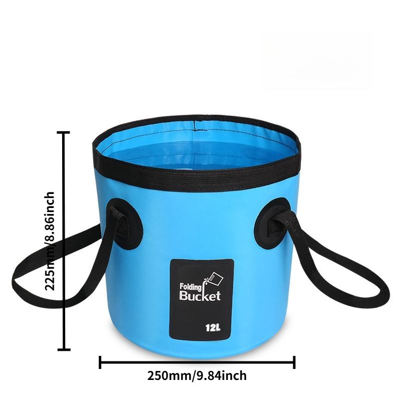 Portable Camping Water Bucket Foldable Collapsible Washing Outdoor Storage for Car Wash Fishing Hiking Picnic Activities