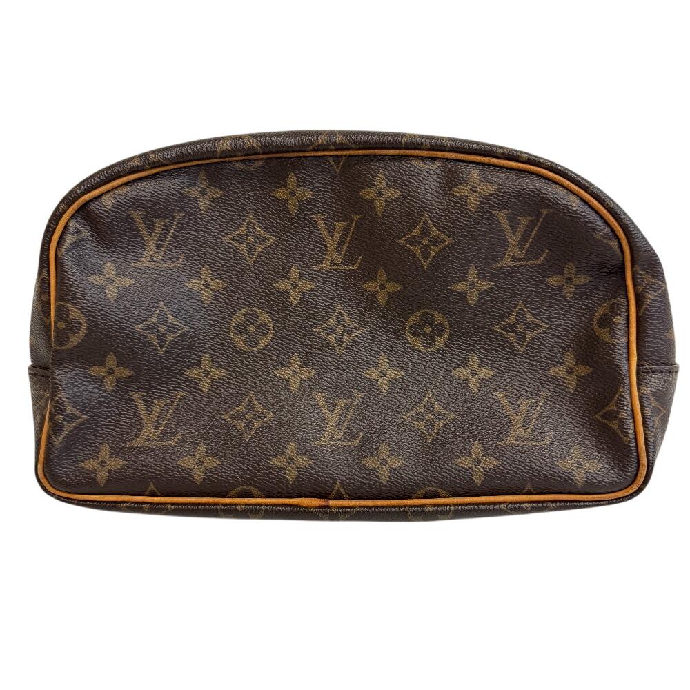 LOUIS VUITTON M47527 Monogram leather Truest wallet 25 Cosmetics Pouch Brown leather Used