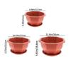 Fashion Plastic Flower Pots Octangle with Tray Balcony Plant Pot Succulent Flowerpot Home Garden Decoration
