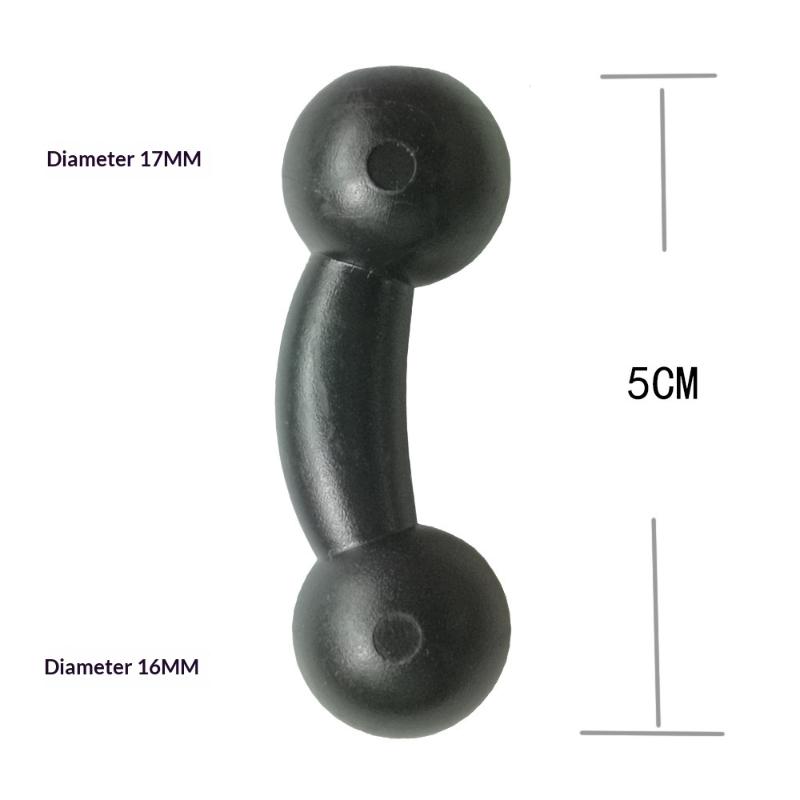 Dual Ball Head Extension Rod Accessories For Car Phone Mount - Adjustable Bending Dual Ball