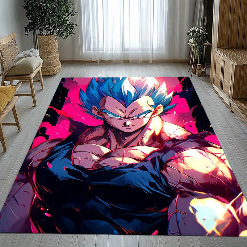 Anime D-Dragon Ball Game Cartoon Living Room Non-Slip Area Rug Soft Carpet for Bedroom Kids Playroom Sofa,Home Decor Doormat