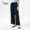 Helmans Women's Stylish Commute Woven Wide-Leg Trousers