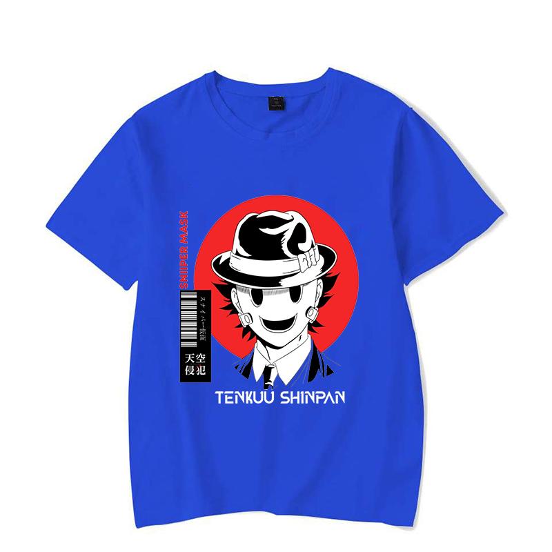 New Anime High-Rise Invasion Printed T-Shirts Women Men Short Sleeve Funny Round Neck Tee Shirt Casual Summer Tops