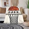 Basketball Hoop Customize Your Name Blanket Warm Comfortable And Soft Blankets Are Suitable For Home Lunch Break Blanket Office Sofa Sofa Gift To