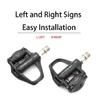 RIRO automatic road bike pedals Self-Locking nylon pedals with Cleat For Shimano SPD System black ultralight road bike pedals