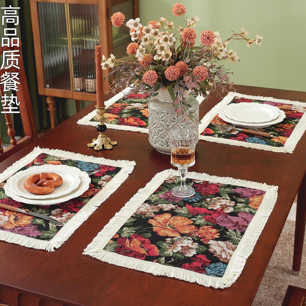 American Decorative Tablecloth Ethnic Pastoral Atmosphere Table Flag Household Tablecloth Rectangle