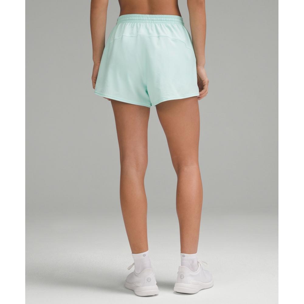 Lululemon Lightweight High Rise Relaxed Short 3   Long Liner Ideal Mint White