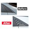 For Hyundai Elantra 2025 2025 2025 Car Rear Louver Window Side Shutter Cover Trim Sticker Vent Scoop Carbon Fiber Accessories