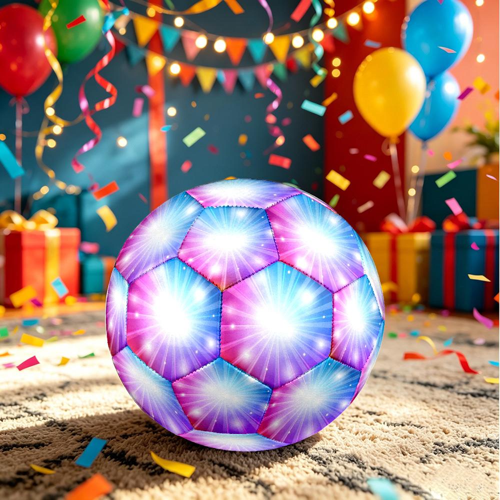 1pc Radiant Spectrum Burst Size 5 Soccer Ball Professional Match Training Football Indoor &Outdoor Sports Ball Lightweight Durable c6546 Size 5