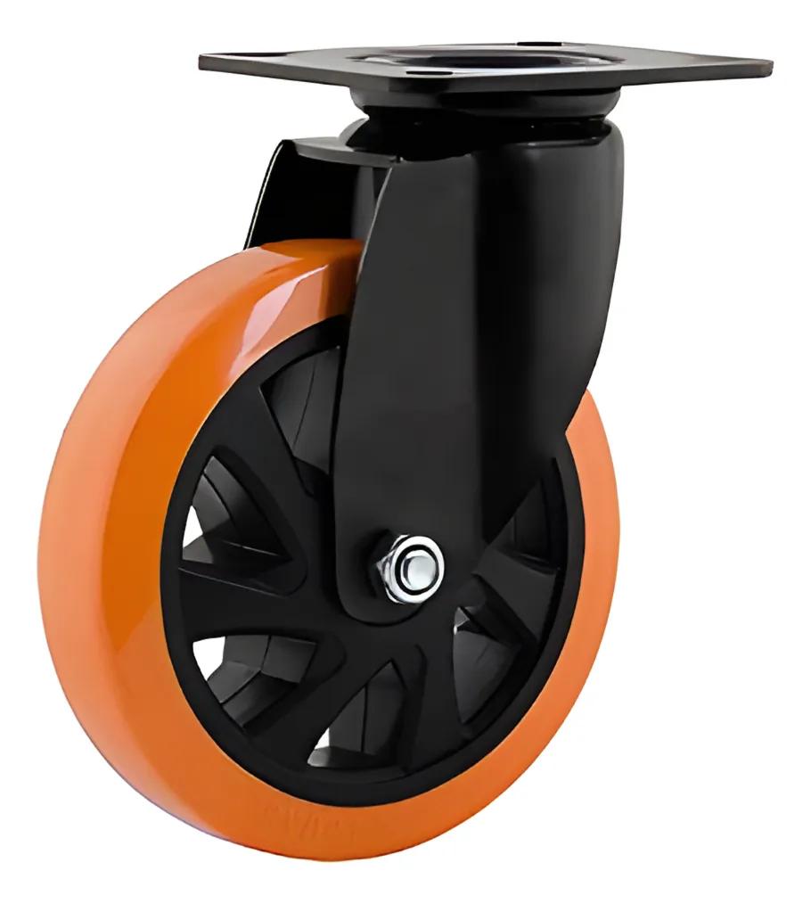 4″ 100 Mm Swivel Wheel Up To 100 Kg - Strong Transport Wheel with Plate