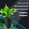 Wall-Mounted Hydroponic Plant Bracket for Aquatic and Green Plant Displays