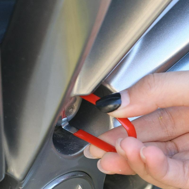 Universelles Auto LKW Rad Radschraube Radmutter Mittelkappe Abdeckung Abzieher Entfernungswerkzeug Clip mit Haken Auto Reifenkappe Abzieher Werkzeug