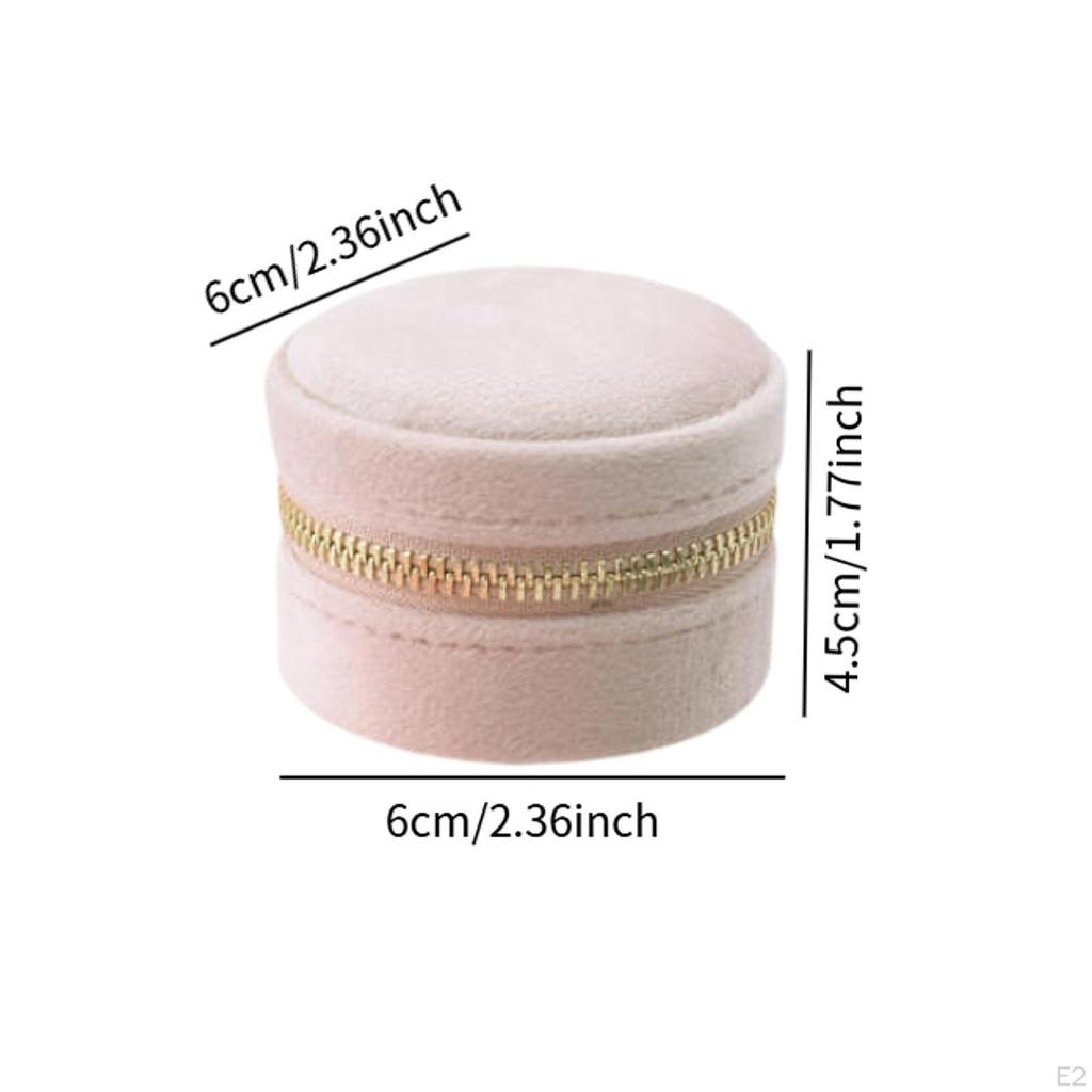 Travel Velvet Jewelry Box,Storage Holder,Small for Women, Organizer,Travel Case