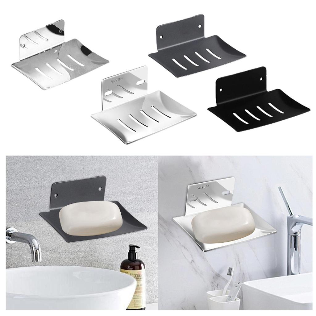 Sponge Soap Holder, Removable Soap Dish Holder, Bar Soap Holder for Shower Wall, Sponge, Dishcloth, Glasses, Bathroom