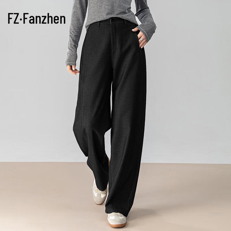 

Женские повседневные брюки с высокой посадкой и широкими штанинами 31