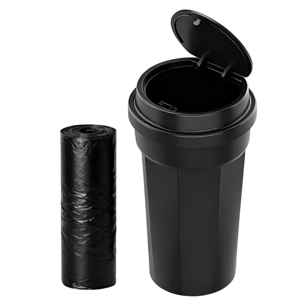 Cup-Shaped Car Trash Can Portable Automotive Garbage Bin, Travel Camping Road Trip Driving Truck SUV Backseat Commuting Supplies