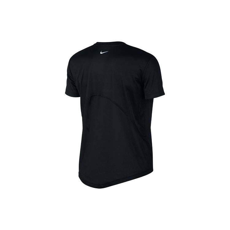 Nike Tricou cu mânecă scurtă, respirabil, cu uscare rapidă, pentru antrenament sportiv Dri-FIT, Topuri pentru femei, negru AJ8122-010