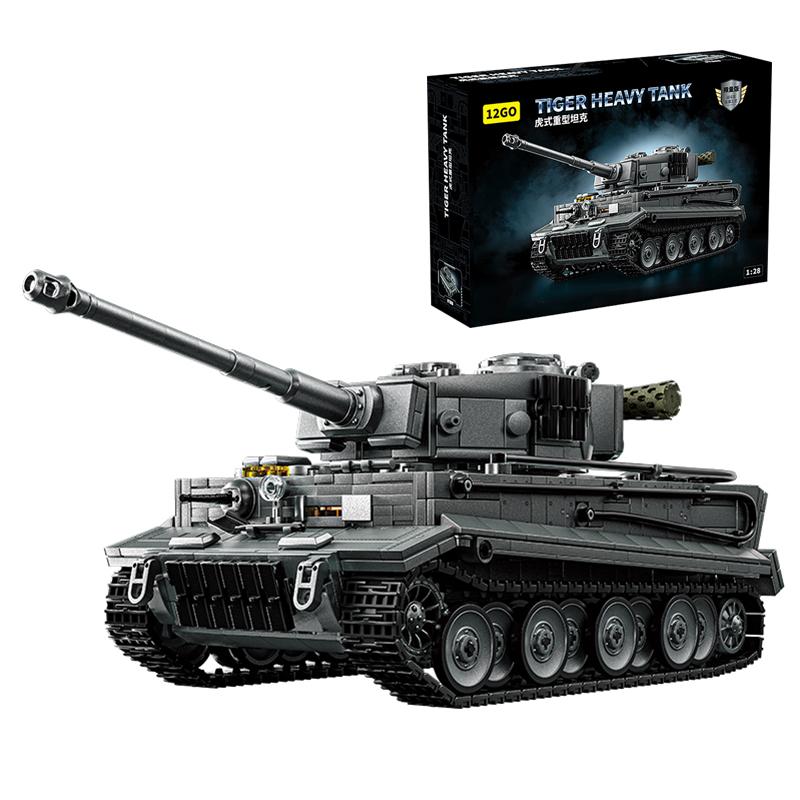 High-Quality 1668Pcs High-Quality World High-Quality War Ii High-Quality German High-Quality Tiger Armored combat vehicle High-Quality No.97008 NO.97008