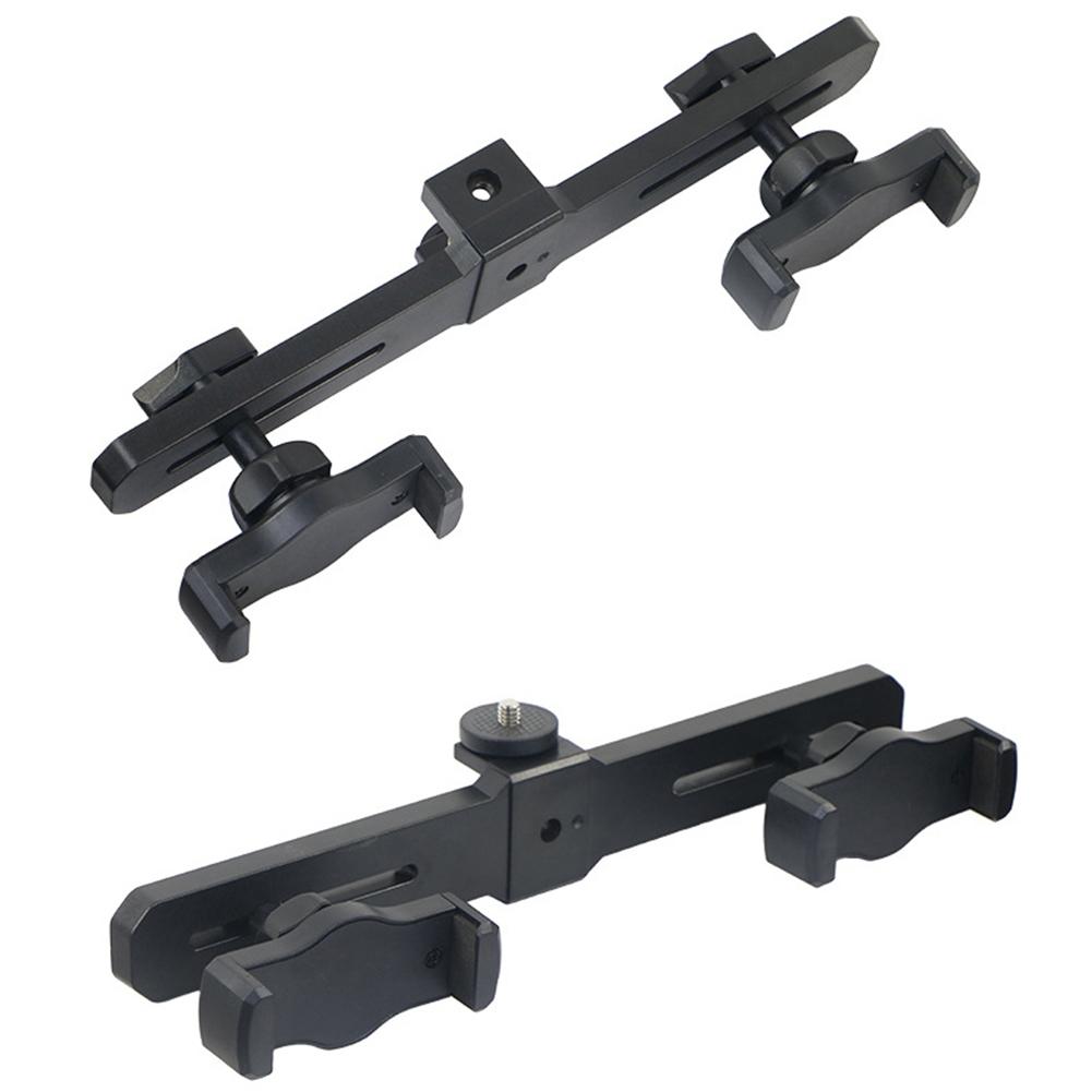 Dvojitý držák na mobilní telefon/tablet, svorka, 1/4" adaptér