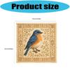 Bird Embroidery Craft Set For Adults Kids Detailed Pattern Guide Cloth Materials Art Project