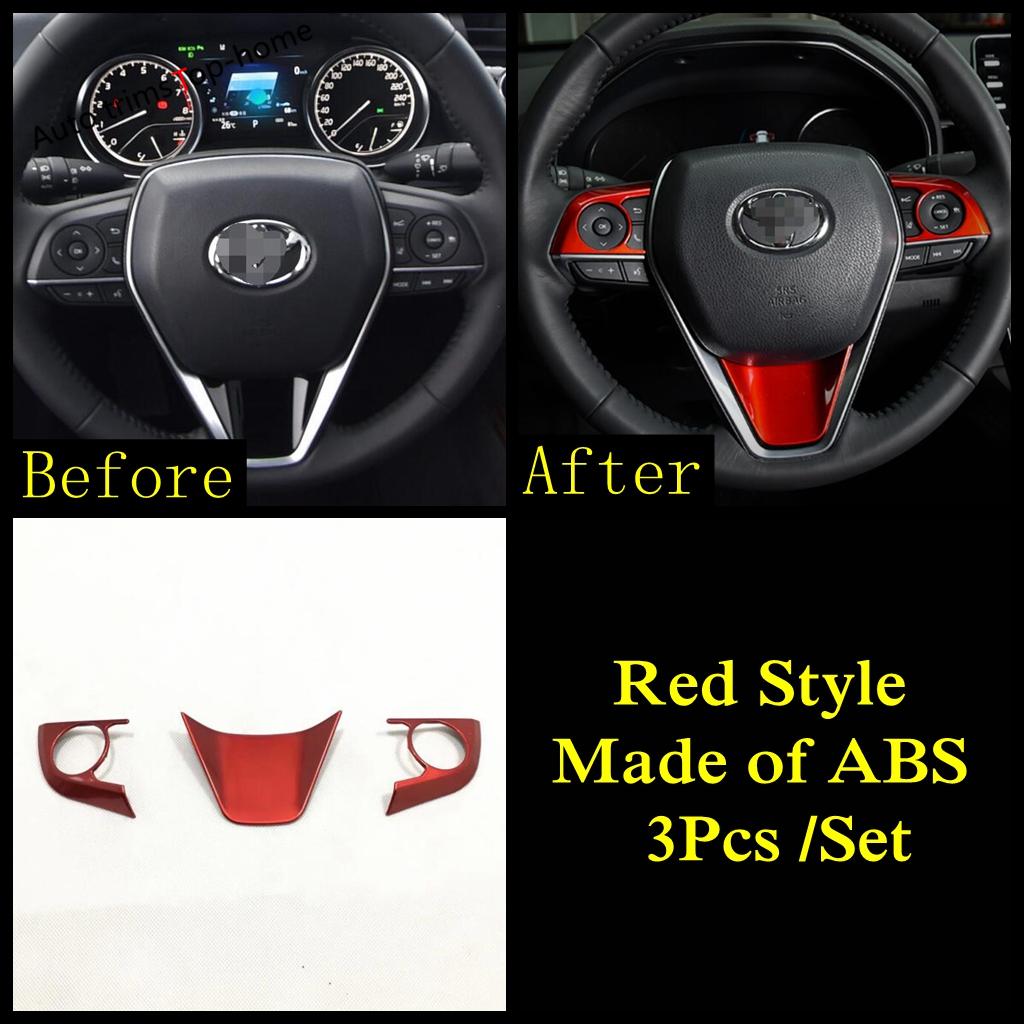 Gear Panel / Window Lift / Head Light Lamp / Pillar A Frame Cover Trim For Toyota Camry 2018 - ABS Accessories Interior Kit