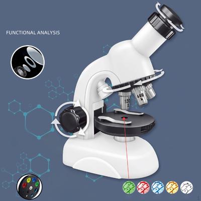 Dziecięcy mikroskop STEM Zestaw do eksperymentów biologicznych 1200x Przenośna zabawka naukowa dla chłopców dziewczynek