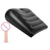 Portable Lightweight Adult Support Pillow PVC Inflatable Wedge Pillow With Hold For Dildo Sex Position Couple Sex Cushion