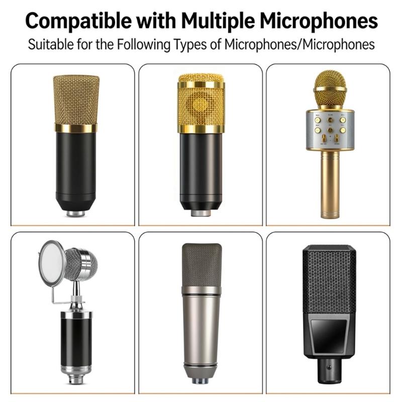 Universal Device Holder with Soft Sponge Lining Suitable for Microphones Handheld Fan Hair Dryers Mounting Support