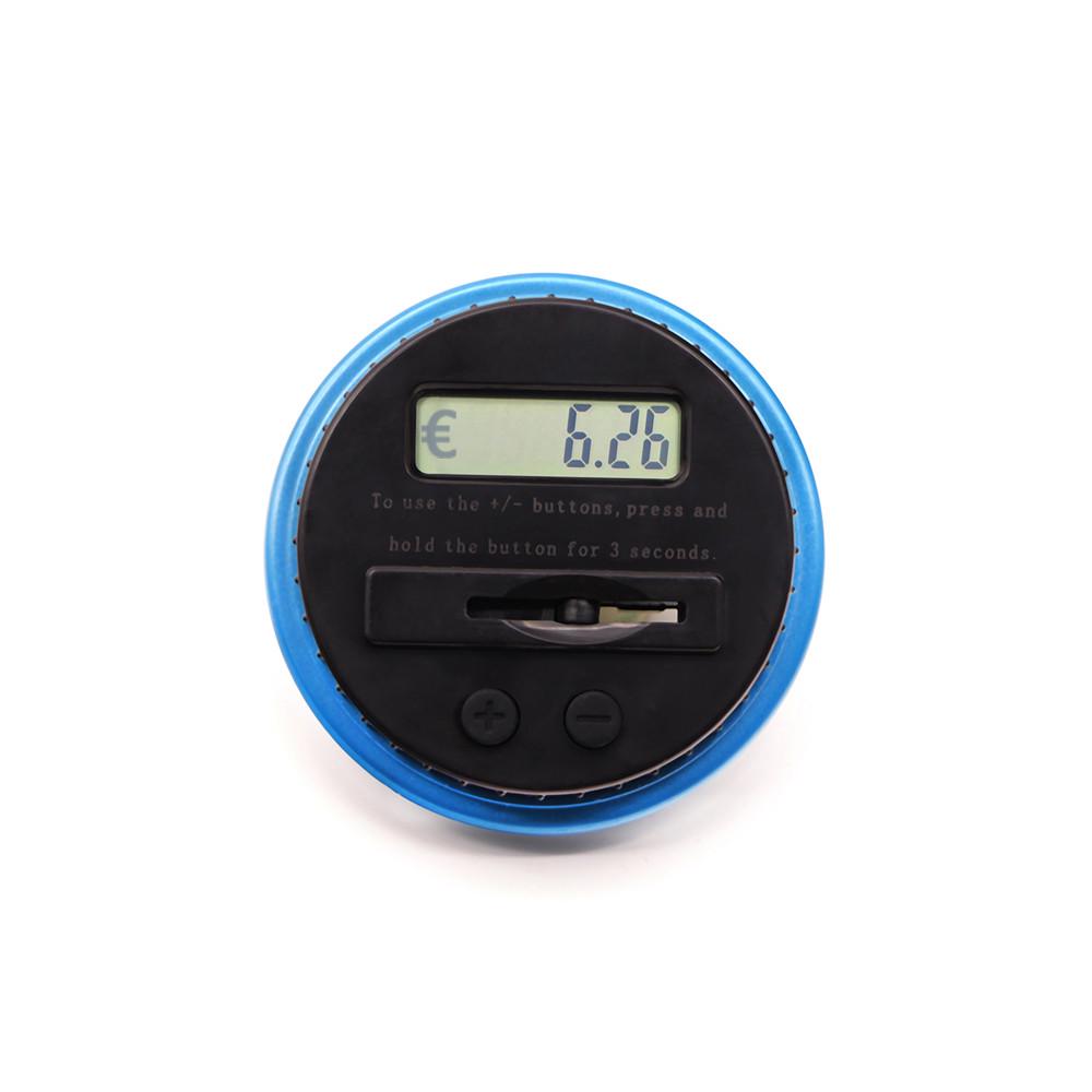 

Прозрачный цифровой банковский счетчик сбережений для монет, ЖК-дисплей, подсчитывающий банку для денег, подарок для смены